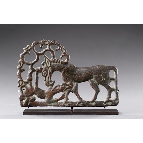 A Rare Bronze Belt Ornament